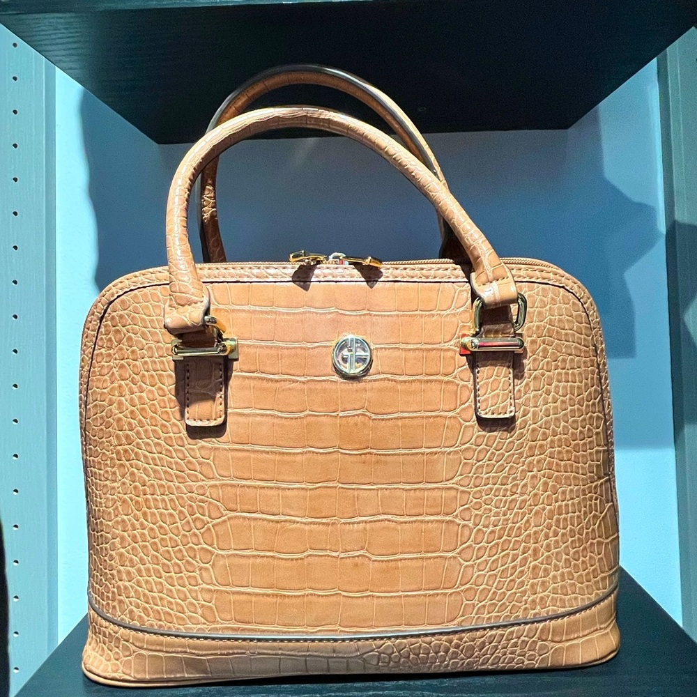 Giani Bernini Croc Embossed Medium Dome Satchel